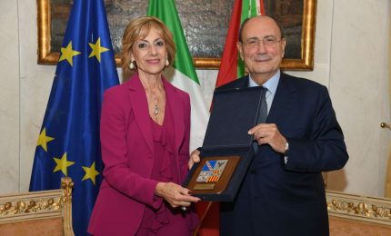 Schifani riceve a Palazzo D’Orleans il neo prefetto di Palermo