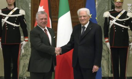 Mattarella incontra i reali di Giordania al Qurinale