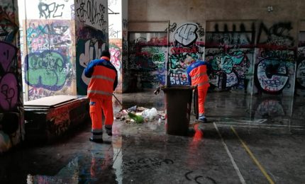 Piazzale Ungheria a Palermo si rifà il look, intervento di pulizia e decoro