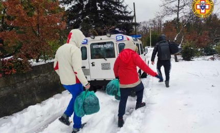 Bufera sull’Etna, soccorse famiglie con bimbi e donna in gravidanza