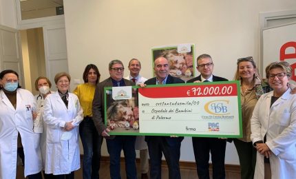 PAC 2000A Conad dona 72 mila euro a sostegno dell’Ospedale dei Bambini di Palermo