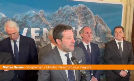 Milano-Cortina, Salvini "Corriamo per realizzare i cantieri"