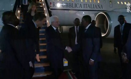 Mattarella a Nairobi per la visita di Stato in Kenya