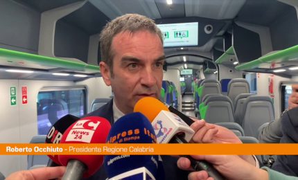 Occhiuto "Con nuovo treno Blues avviato rinnovamento in Calabria"