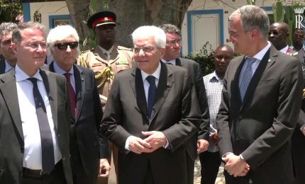 Kenya, Mattarella visita il centro spaziale "Luigi Broglio"