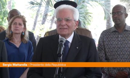 Mattarella "La ricerca spaziale un esempio di cooperazione tra Stati"