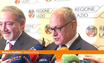 Gualtieri "Con Rocca volontà di collaborazione per Roma e il Lazio"