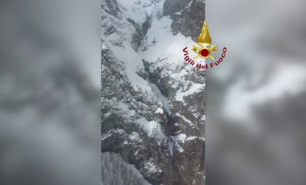 Elicottero recupera escursionista disperso nel Parco del Gran Sasso