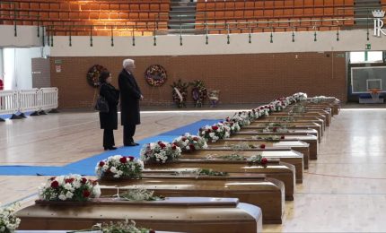 Naufragio Crotone, Mattarella alla camera ardente