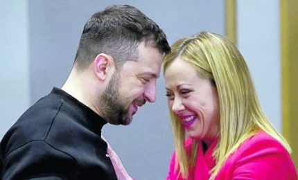 Prosegue la telenovela tra l'attore Nato Zelensky e il Governo italiano di Giorgia Meloni