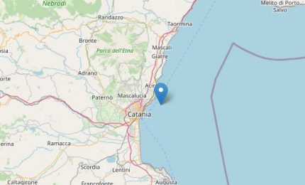 Scossa di terremoto magnitudo 4.4 nel Catanese