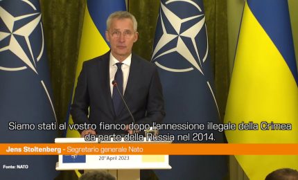 Stoltenberg a Kiev "Il sostegno della Nato fa la differenza"