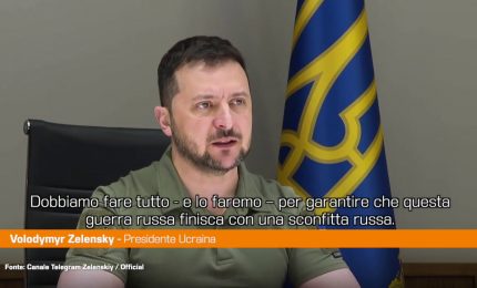 Ucraina, Zelensky "Ricostruzione grande opportunità per l'Europa"