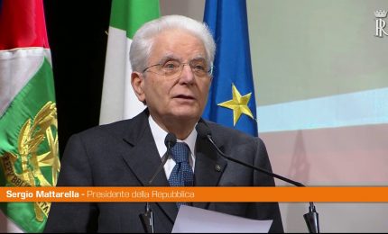 Mattarella "La Costituzione è figlia della lotta antifascista"