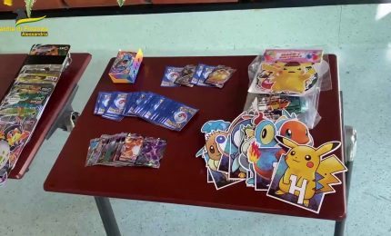 Alessandria, sequestrati 3 milioni di prodotti "Pokemon" contraffatti