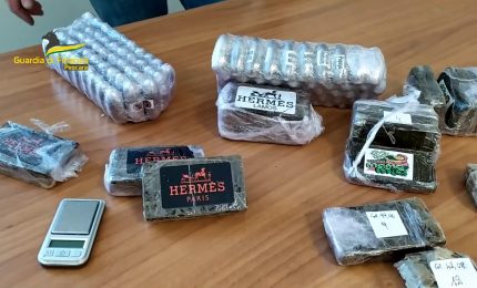 Trovato in casa con 3 kg di hashish, arrestato 59enne a Pescara