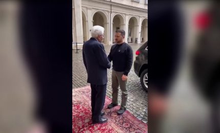 Mattarella incontra Zelensky "Siamo pienamente al vostro fianco"