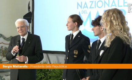 Mattarella "Il mare elemento di civiltà e sviluppo"