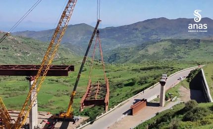 Varo del viadotto "Rogillo 2" sulla statale 117 nel Messinese