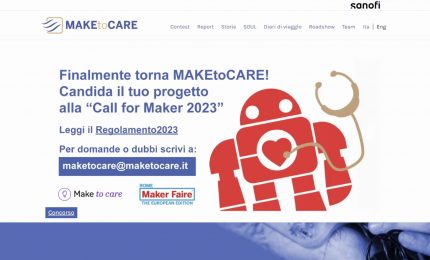 Il 29 novembre la premiazione del contest Make to Care