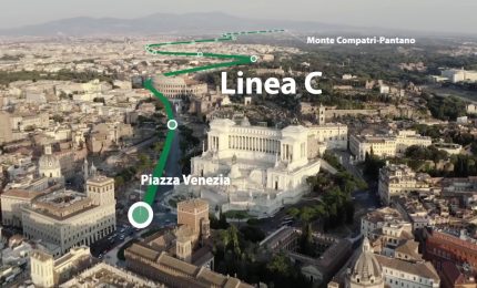 Roma, tra passato e futuro la nuova stazione Venezia della metro C