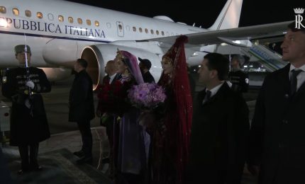 Il Presidente Sergio Mattarella è arrivato a Tashkent, in Uzbekistan