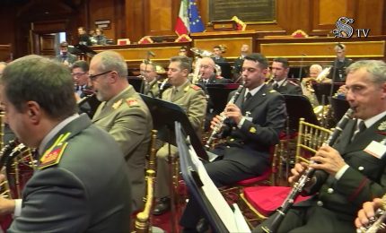 In Senato le prove per il concerto della Festa delle Forze Armate