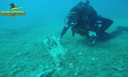 Taranto, scoperti 9 ordigni bellici al largo dell'Isola di San Pietro