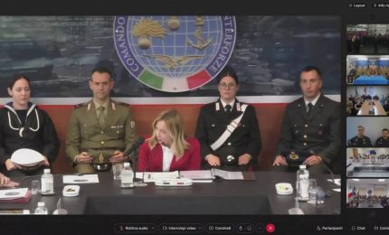 Meloni ai militari all'estero "La vostra è una scelta di coscienza"