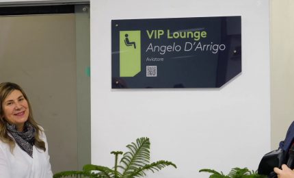 Aeroporto di Catania, vip lounge Sac intitolata ad Angelo D'Arrigo