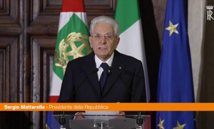 Mattarella "Ho fiducia nell'Italia, ha le risorse per il tempo nuovo"