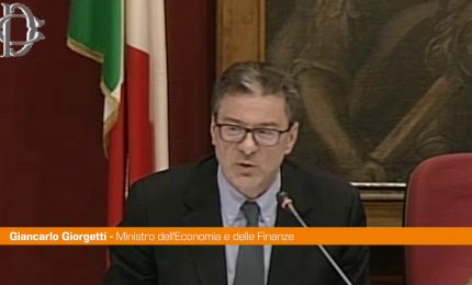 Superbonus, Giorgetti "Effetti radioattivi sulla finanza pubblica"