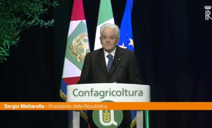 Agricoltura, Mattarella "Centrale e volano per la crescita"