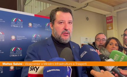 Milano-Cortina, Salvini "Lavoriamo perchè Olimpiadi solo italiane"