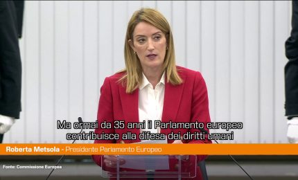 Ue, Metsola "Mai dare per scontato il valore della libertà"