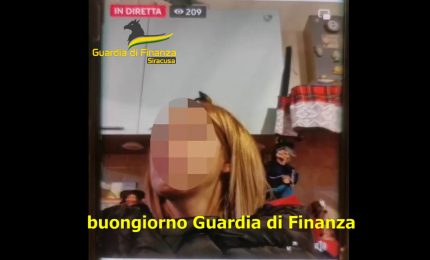 Siracusa, sequestrati capi contraffatti durante una diretta streaming