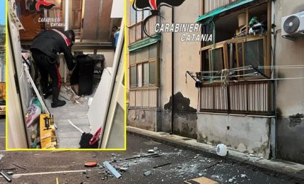 Esplode bombola del gas in casa, salvi 38enne ed i suoi tre bimbi a Catania