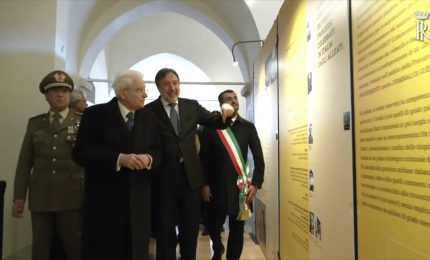 Mattarella a Bari visita mostra sulle stragi nazifasciste