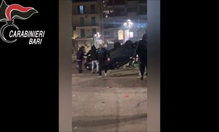 Guerriglia urbana per capodanno a Molfetta, 5 arresti