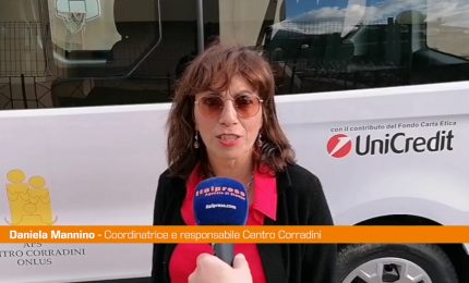 Unicredit dona un pulmino a Centro accoglienza per disabili di Palermo