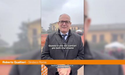 Gualtieri "Grande gioia per posa prima pietra scuola a Colleferro"