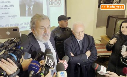 Emiliano "Importante unità di azione fra Puglia e Campania"