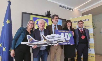 Ryanair, 650 voli e un aereo in più per operativo estivo su Catania