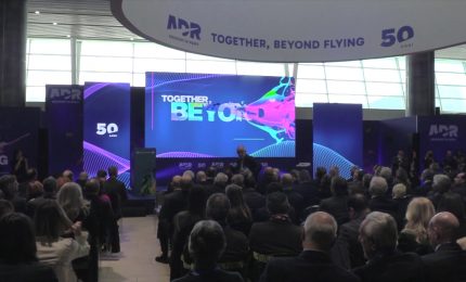 Aeroporti di Roma festeggia 50 anni e lancia il nuovo logo