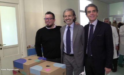 Regione Lazio e Forum Famiglie donano ai bambini dei kit di giochi