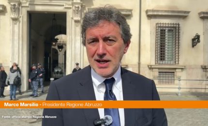 Marsilio "Dal Cipess finanziamento primi lotti ferrovia Roma-Pescara"