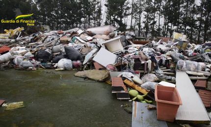 Scoperta nel pavese una discarica abusiva su un terreno confiscato