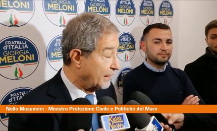 Protezione Civile, Musumeci "C'è tanta disinformazione e distrazione"