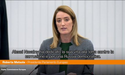 Russia, Metsola "Navalny non si è arreso e non lo faremo neanche noi"