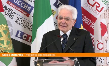 Mattarella "Estinguere i fuochi di guerra in Europa"